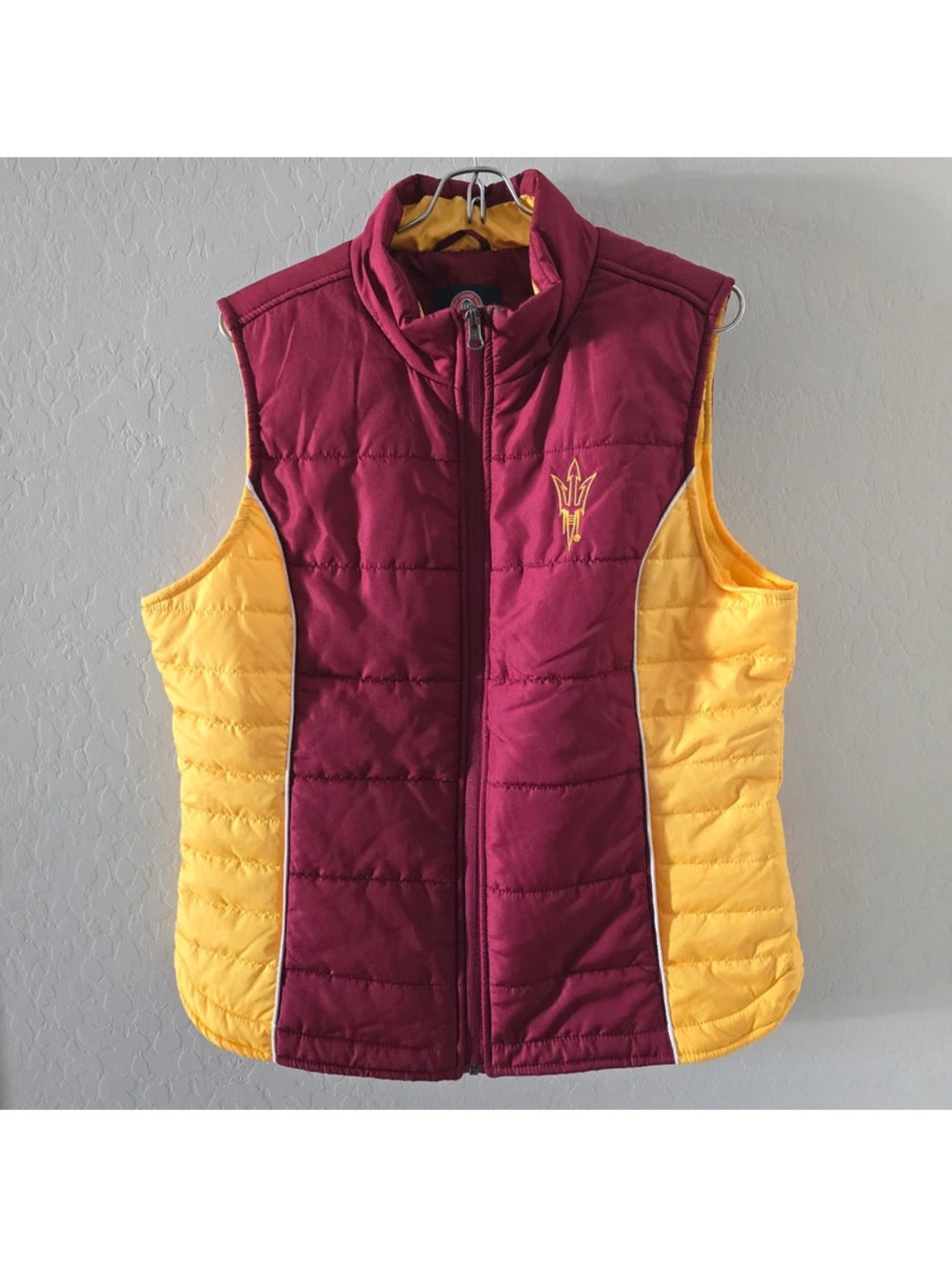 Gill Arizona State University ASU Sun Devils Womens Large Puffer Vest